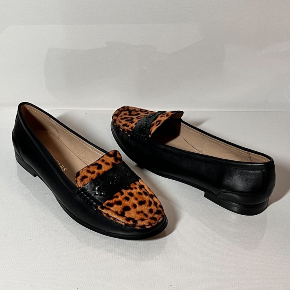 Jack Rogers Remy Haircalf Slip-On Loafers - Picture 3 of 8